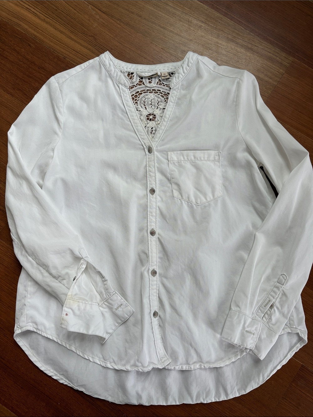 Anthropologie
Holding Horses - Prairie Embroidered Button-down country Blouse XS